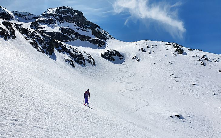 Skitesten mit Bergführern