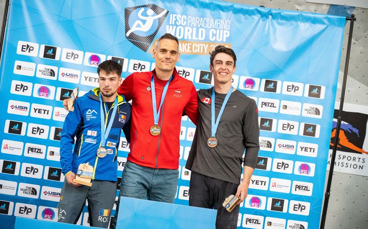 Weltcupsieg für Para-Kletterer Dominic Geisseler