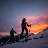 Skitour im (Voll)Mondschein