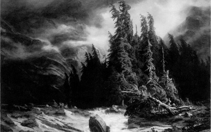 Une date dans la peinture alpestre: «Orage à la Handeck»