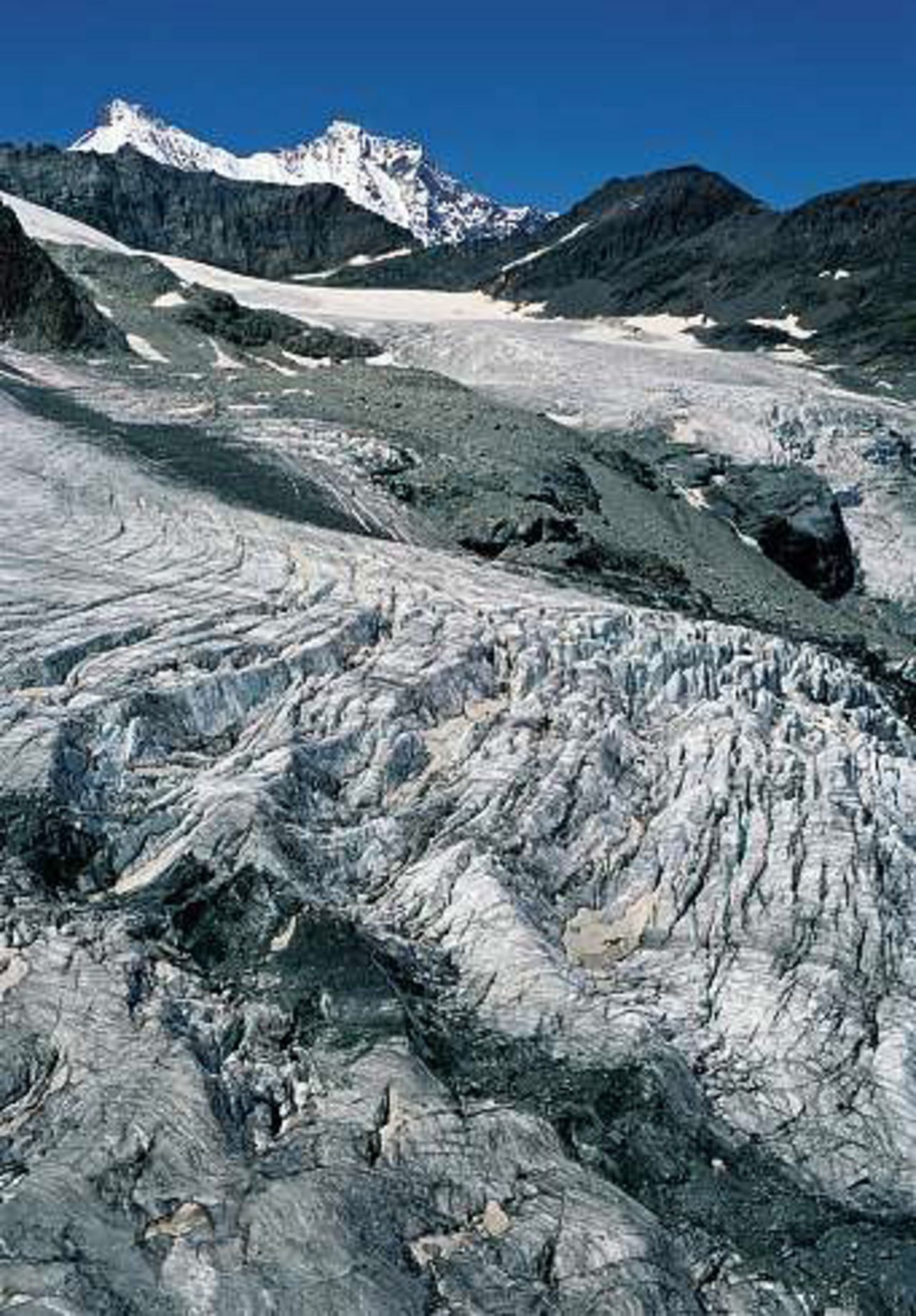 Allalingletscher im Saastal. Ein Gletscher macht Geschichte