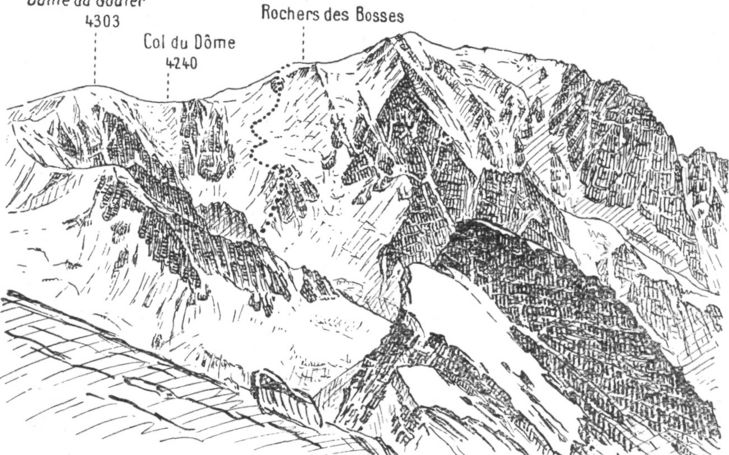 Über die Bosseswand auf den Mont Blanc
