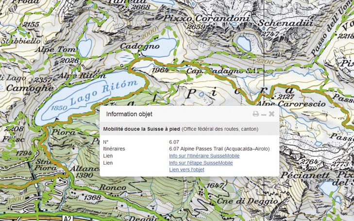 Suissemobile sur map.geo.admin