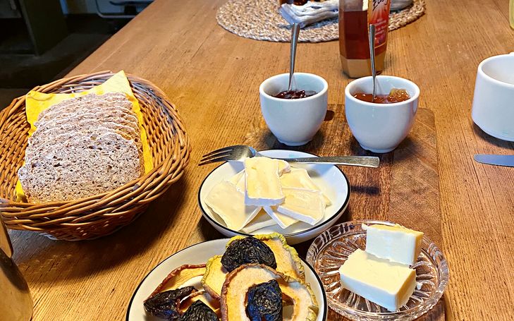 Länta-Hütte SAC: Frühstück war ein Highlight