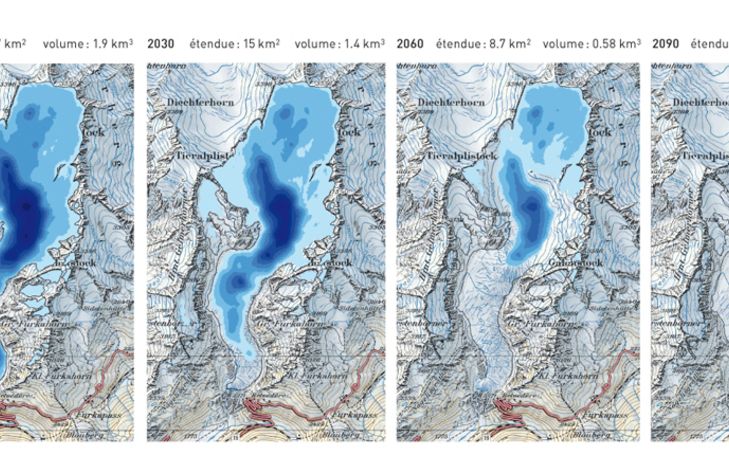 Quasi-disparition des glaciers d’ici 2100
