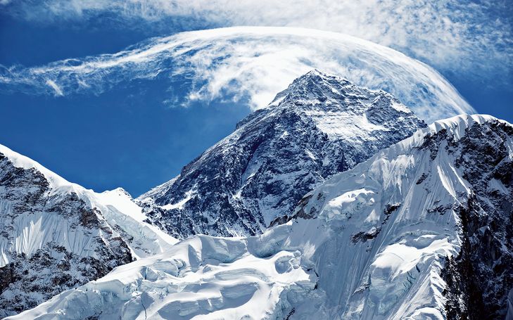 Contrôle gps au Mont Everest