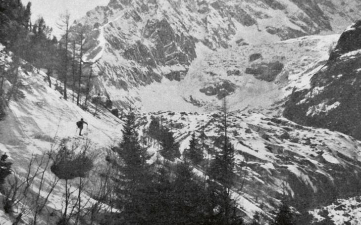 Pâques 1924: Première traversée du Mont Blanc