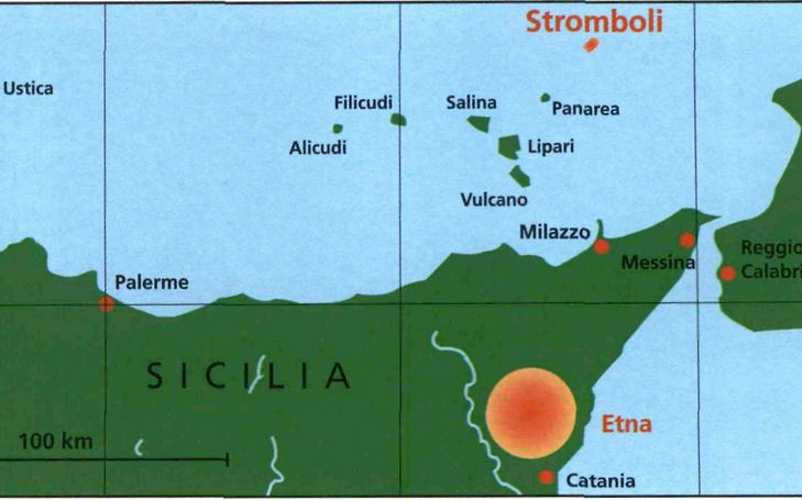 Der Vulkan Stromboli
