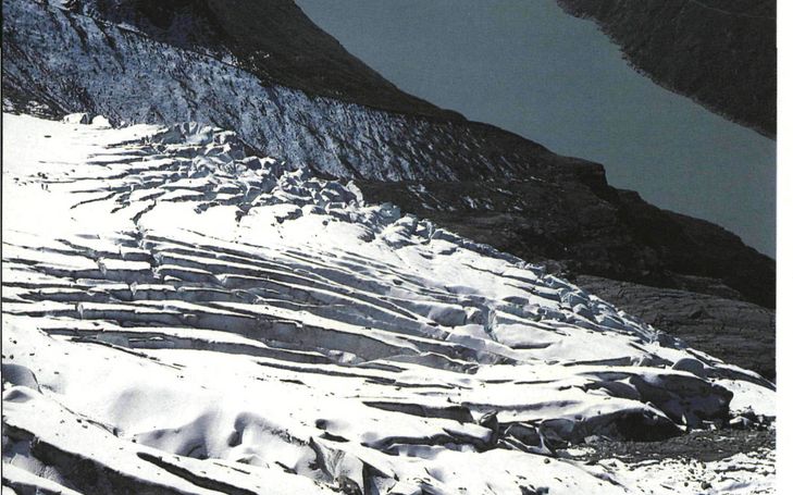 Die Gletscher der Schweizer Alpen im Jahr 1988/89