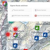 SAC-Tourenportal: Eigene Routen auf SchweizMobil speichern