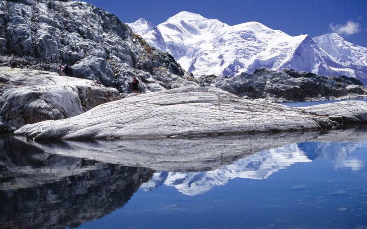 Les sept miroirs du Mont-Blanc