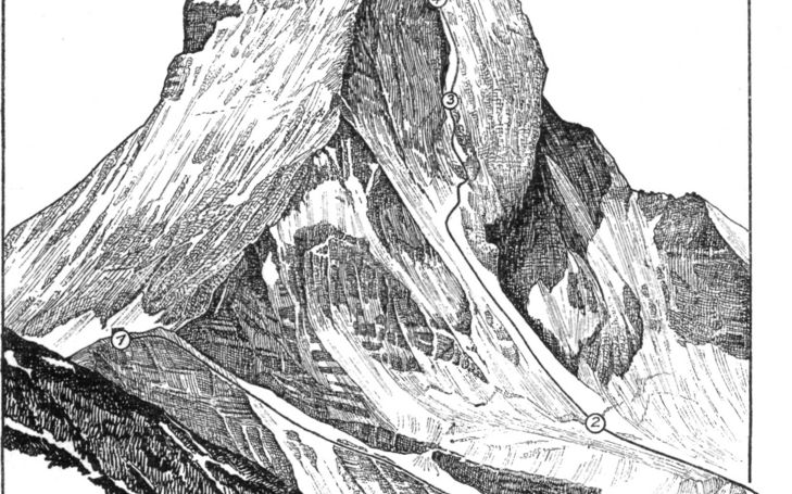 Über die Matterhorn-Nordwand (Erster Durchstieg)
