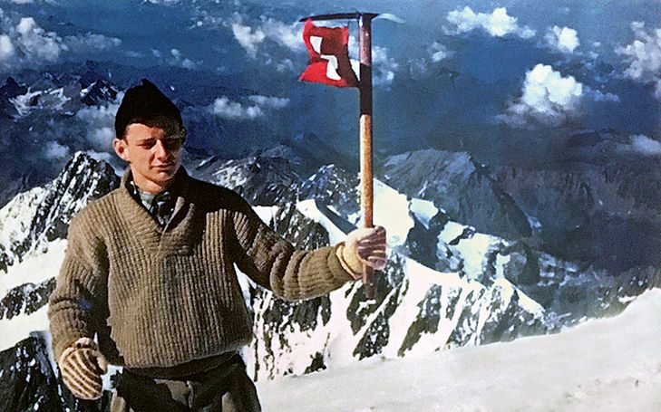 Wundervolle Erinnerung an die Mont-Blanc-Besteigung 1957