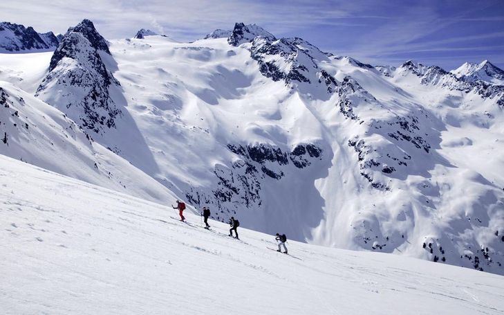 A skis dans l’Oberland grison