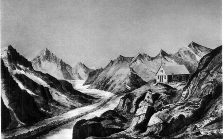 Une traversée du Col de Lauteraar en 1846