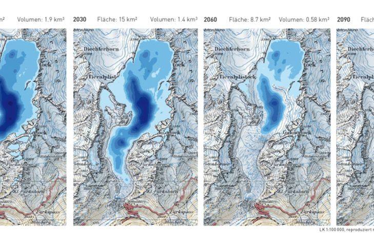 Kaum noch Gletscher bis 2100