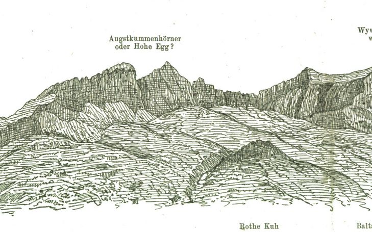 Topographische und geologische Notizen aus dem Baltschiederthal