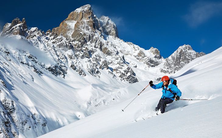 Le Caucase à skis
