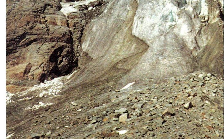 Die Gletscher der Schweizer Alpen im Jahr 1994/95