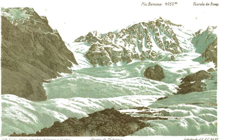Courses dans le massif du Bernina