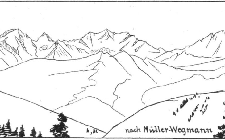 Über Talbildung in den Alpen und im Vorlande