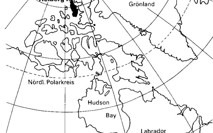 Berge der kanadischen Arktisinsel Axel Heiberg