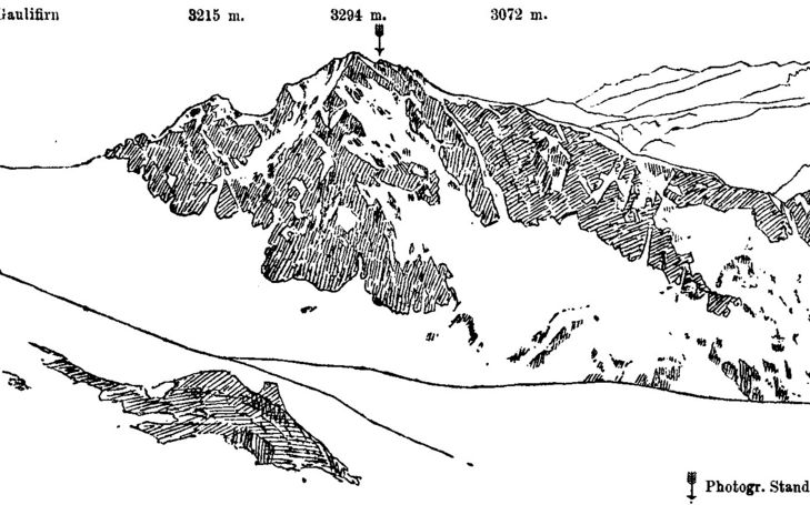 Das Hangendgletscherhorn von der Nordwestseite