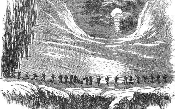 Erste photographische Expedition auf den Mont Blanc. 1861