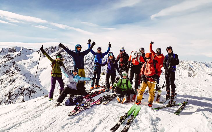 Mit Spass und Gleichgesinnten bessere Alpinisten werden