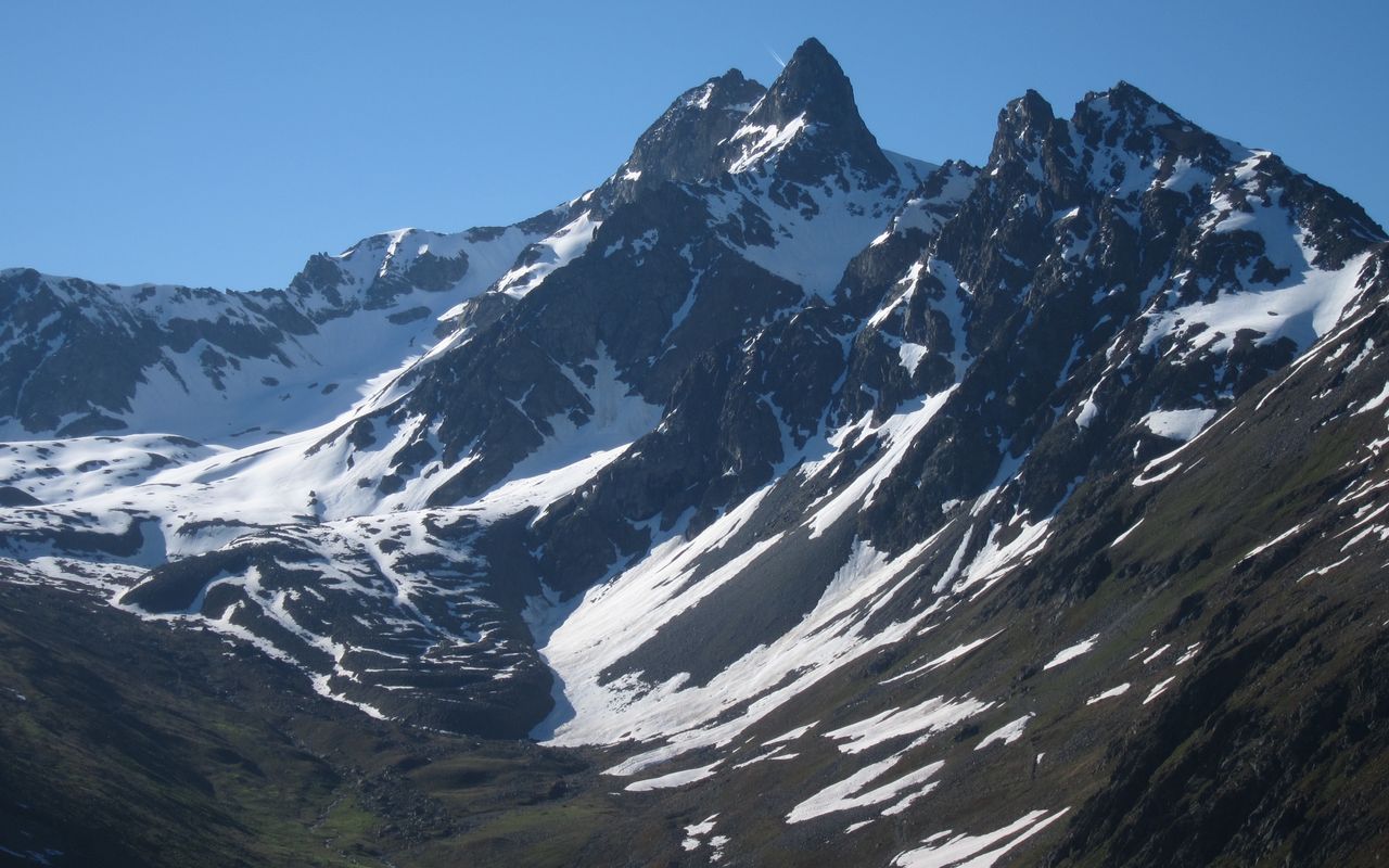 Glacier rocheux dans le Val Muragl (GR).